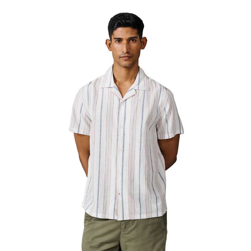 Aubin Abbey Cuban Collar Short Sleeved Shirt image number 0